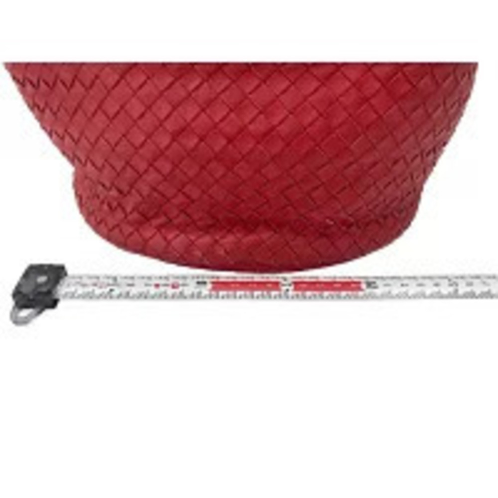 Bottega Veneta Leather Tote Bag Red